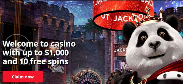 Royal Panda Casino welcome bonus